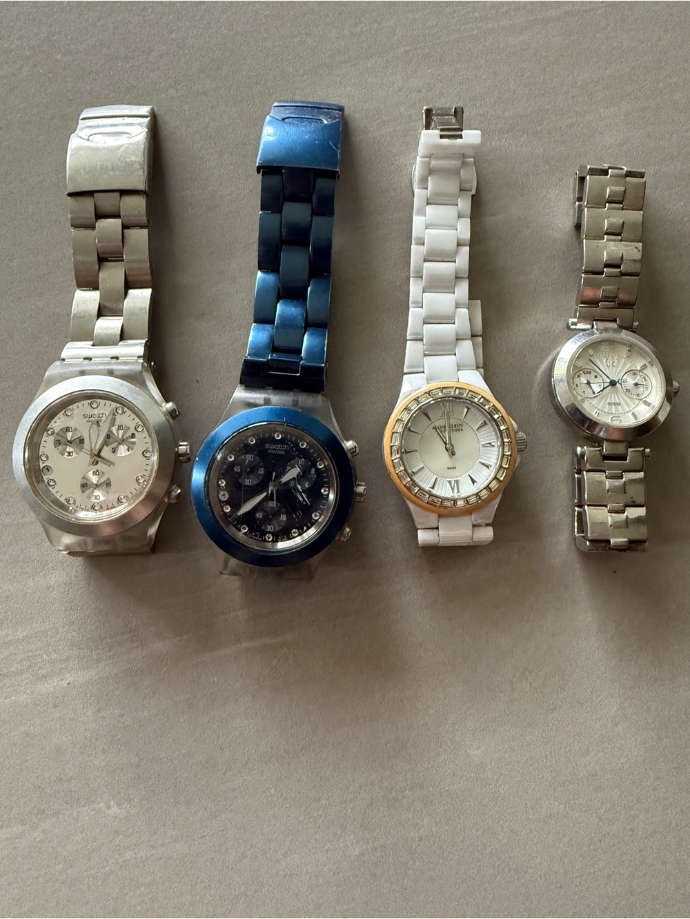 Mixed Women's Watch Bundle - Silver, Blue, White Bands